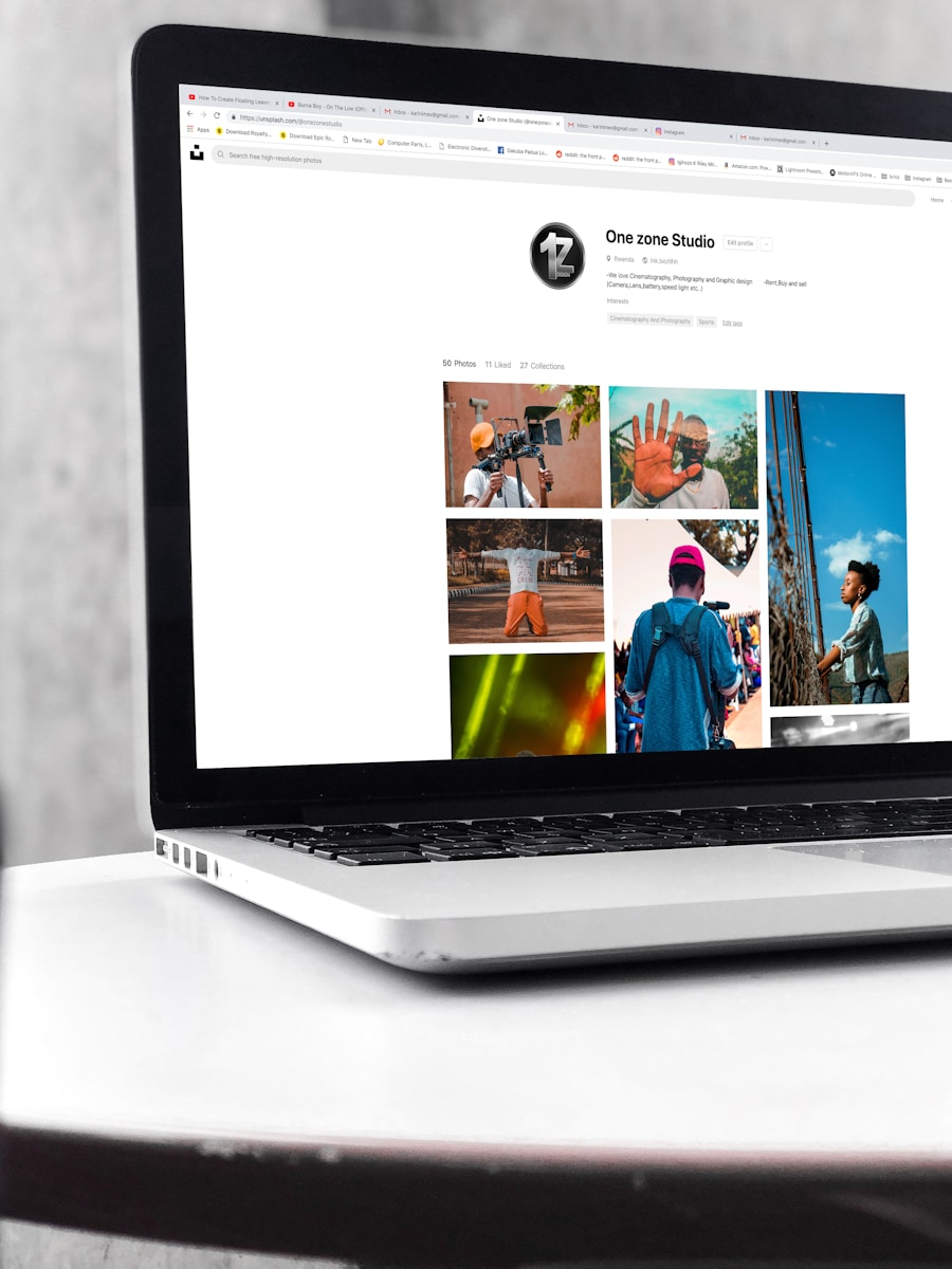 Photo Wix website